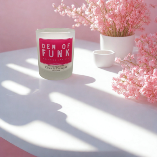 Clean & Tranquil 144g Candle | Frosted Glass