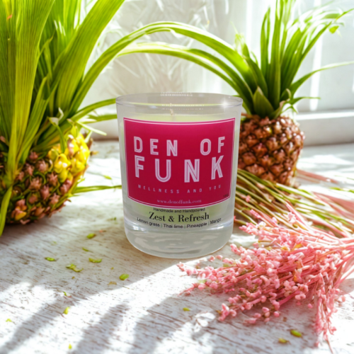 Zest & Refresh 144g Candle | Clear Glass